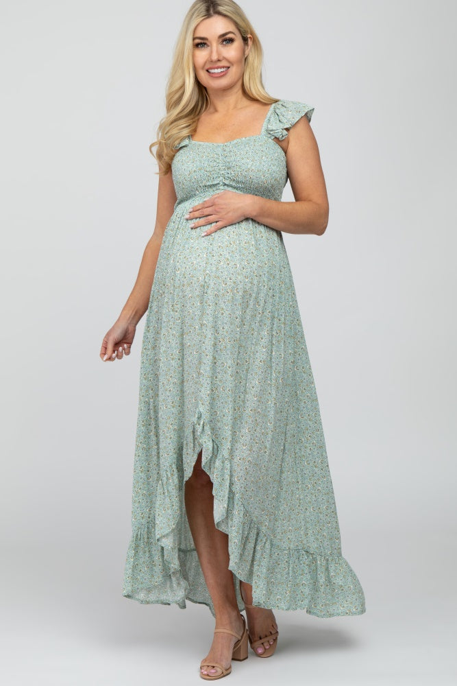 High Low Maternity Dress