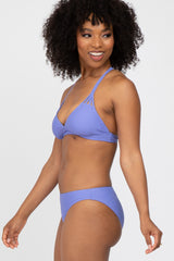 Periwinkle Strappy Two-Piece Bikini Set