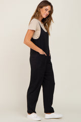 Black Front Pocket Jumpsuit