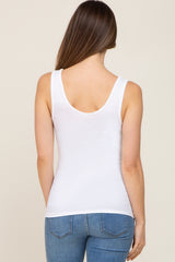 Ivory Seamless Maternity Tank Top