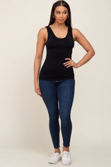 Black Seamless Tank Top