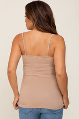 Taupe Soft Basic Maternity Cami