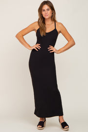 Black Racerback Maxi Dress