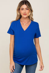 Royal Basic V-Neck Maternity Tee