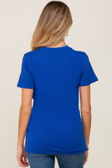 Royal Basic V-Neck Maternity Tee