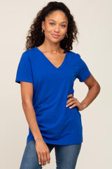 Royal Basic V-Neck Maternity Tee