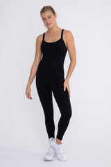 Black Sleeveless Maternity One Piece