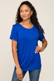 Blue Basic Tee