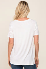 White Basic Tee