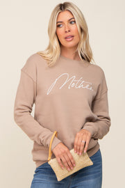 Beige Ultra Soft Mother Sweatshirt