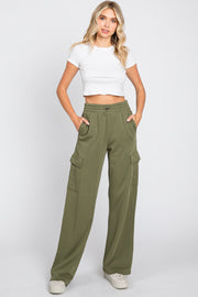 Olive Pocketed Lounge Pants