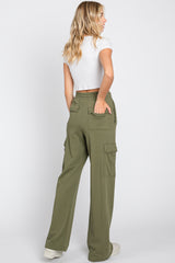 Olive Pocketed Lounge Pants