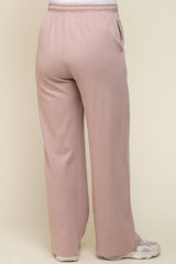 Mocha Wide Leg Maternity Joggers