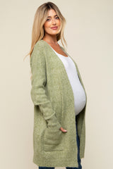 Sage Basic Knit Maternity Cardigan