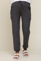 Charcoal Cargo Maternity Lounge Maternity Pants