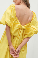 Yellow Bow Dress