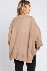 Mocha Long Sleeve Sweater