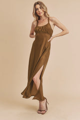 Bronze Maxi Dress