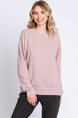 Light Pink Long Sleeve Top