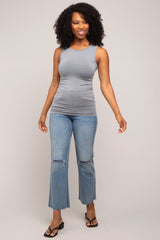 Heather Grey Basic Seamless Tank