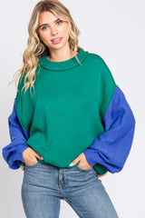 Emerald Multi-Color Knit Sweater