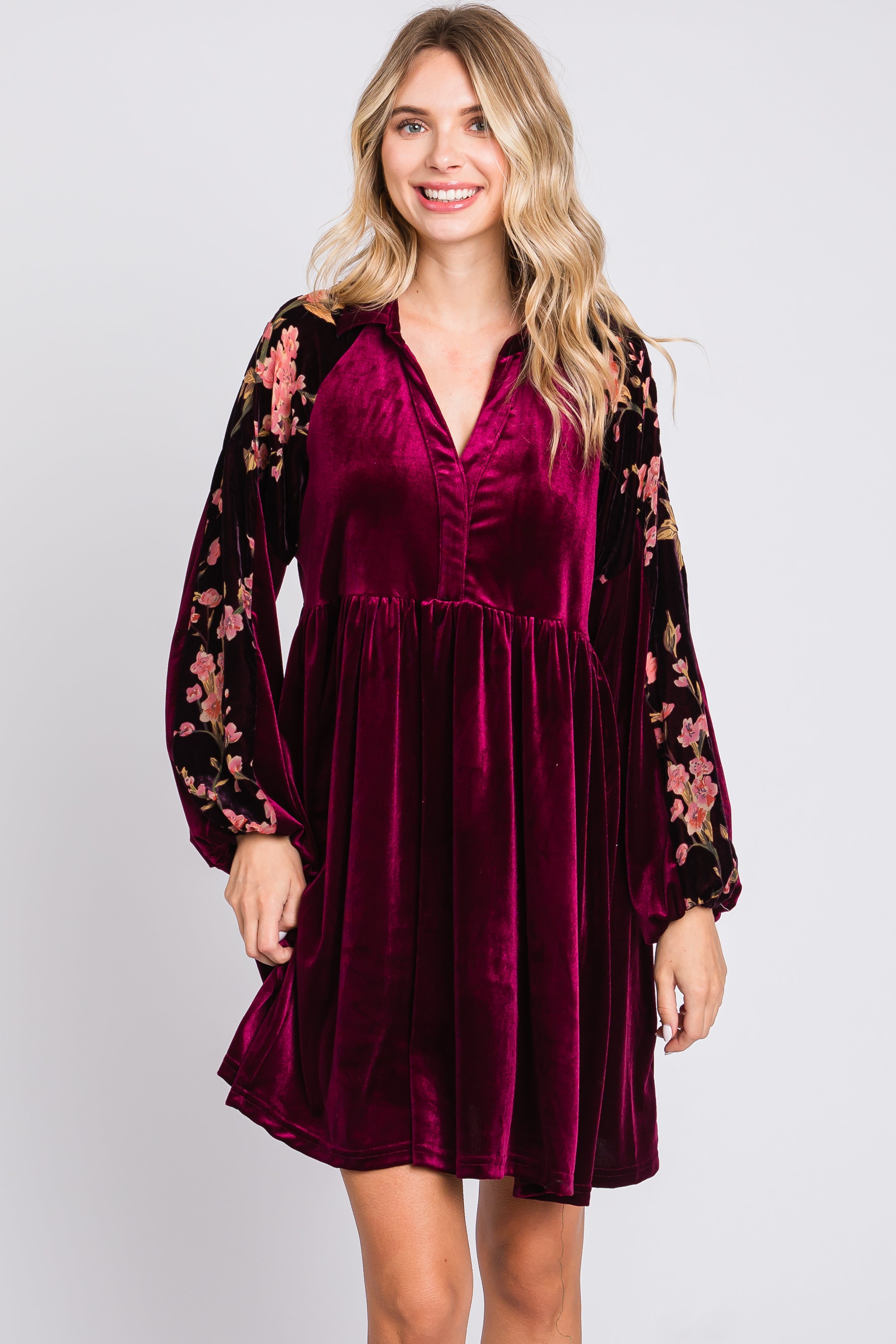 Privacy Please floral bell sleeve dress factory