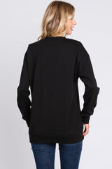 Black Pullover Sweatshirt