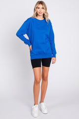 Royal Blue Pullover Sweatshirt