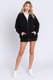 Black Hooded Jacket