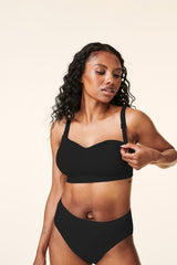 Bravado Black Intrigue Balconette Nursing Bra