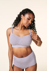 Bravado Grey Intrigue Balconette Maternity & Nursing Bra