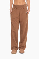 Brown Fleece Lined Lounge Pants