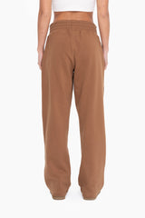 Brown Fleece Lined Lounge Pants