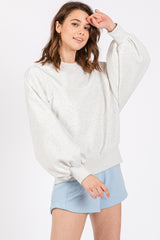 Heather Gray Long Sleeve Crewneck