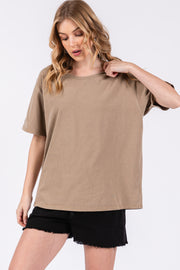 Mocha Short Sleeve Top