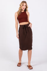 Brown Skirt