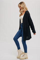 Black Knit Cardigan