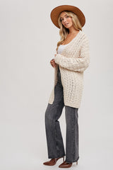 Cream Knit Cardigan