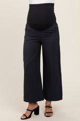 Charcoal Maternity Wide Leg Pants