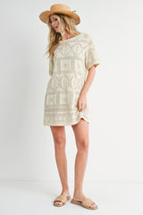 Natural Knit Shift Dress