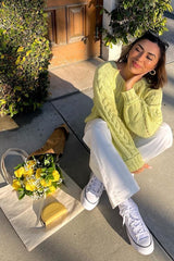 Yellow Knit Sweater