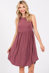 Violet Babydoll Sleeveless Dress