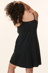 Black Bravado Drop Front Nursing Maternity Dress