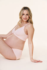 Light Pink Bravado V-Neck Maternity Nursing Bra