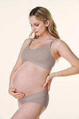 Sand Bravado Scoop Neck Maternity & Nursing Bra