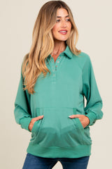 Jade Collared Snap Button Maternity Pullover