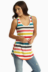 Multi-Colored Striped Tank Top