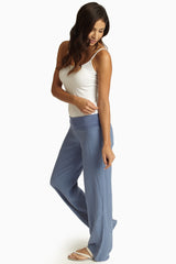 Blue Linen Pants