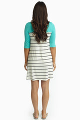 Jade Colorblock Striped Bottom Dress