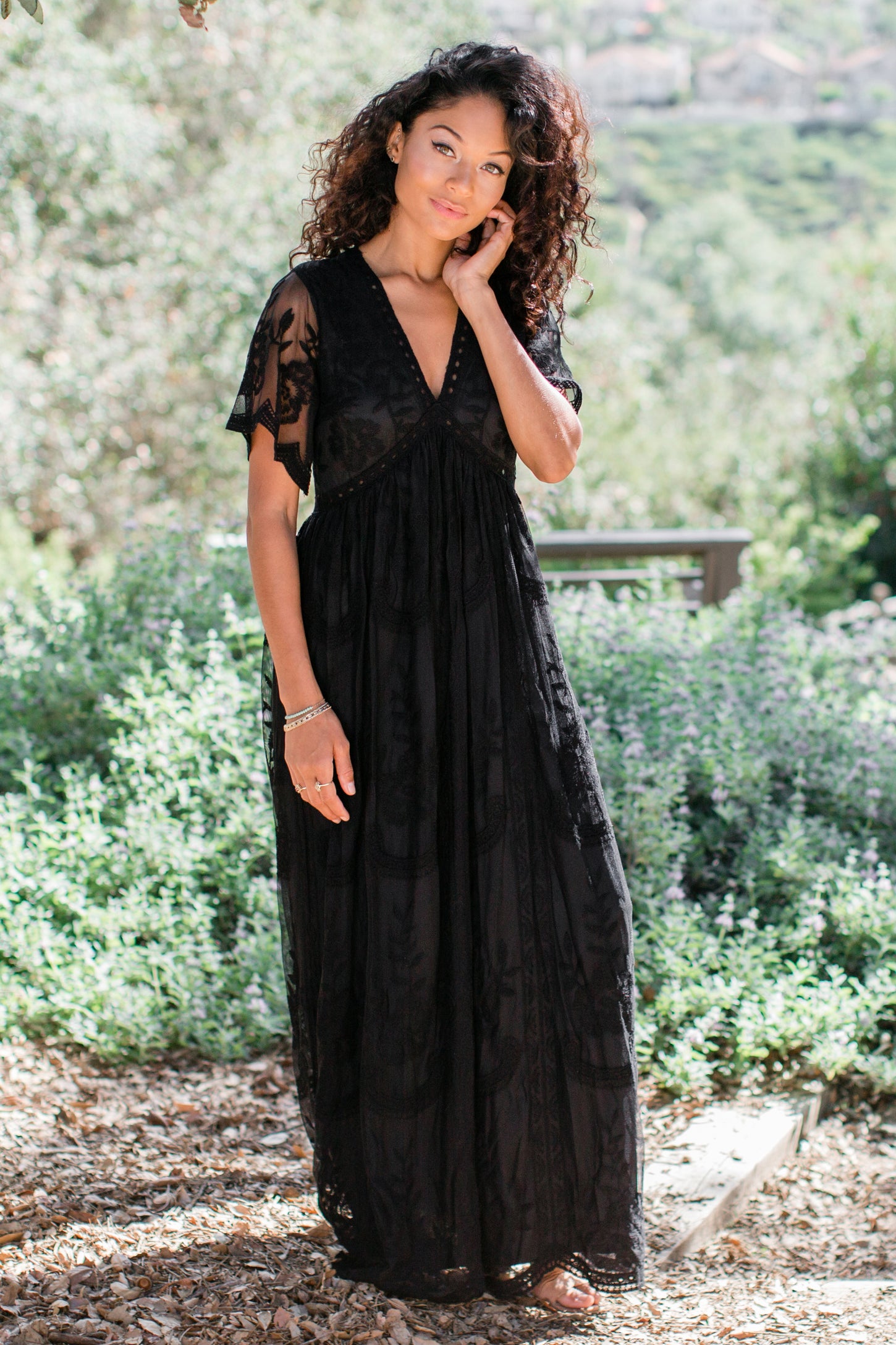 Black Crochet Lace Bralette – Saved by the Dress